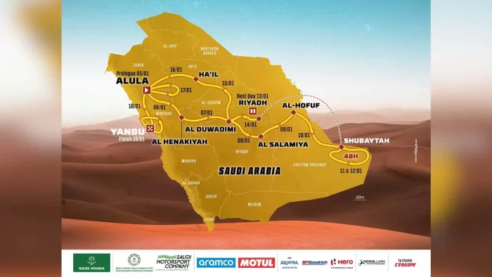 Race Route of 2024 Dakar Rally