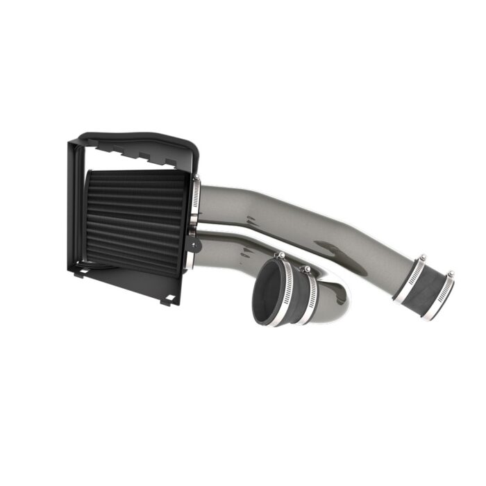 Side shot of raptor cold air intake