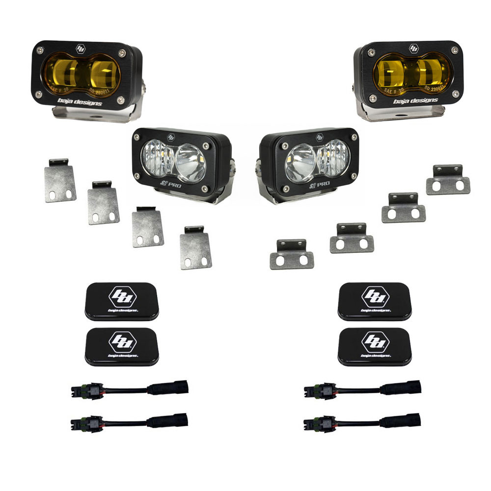 S2 SAE/S2 Pro Fog Pocket Kit - Ford 2021-On F-150 Raptor; 2023-On Bronco Raptor, 2024-On F-150 Raptor 37/R