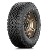 Single tire mounted to bronze wheel, Tire is BFGoodrich All Terrain t/a ko2